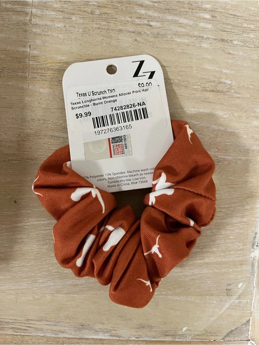 NWT University of Texas Scrunchie